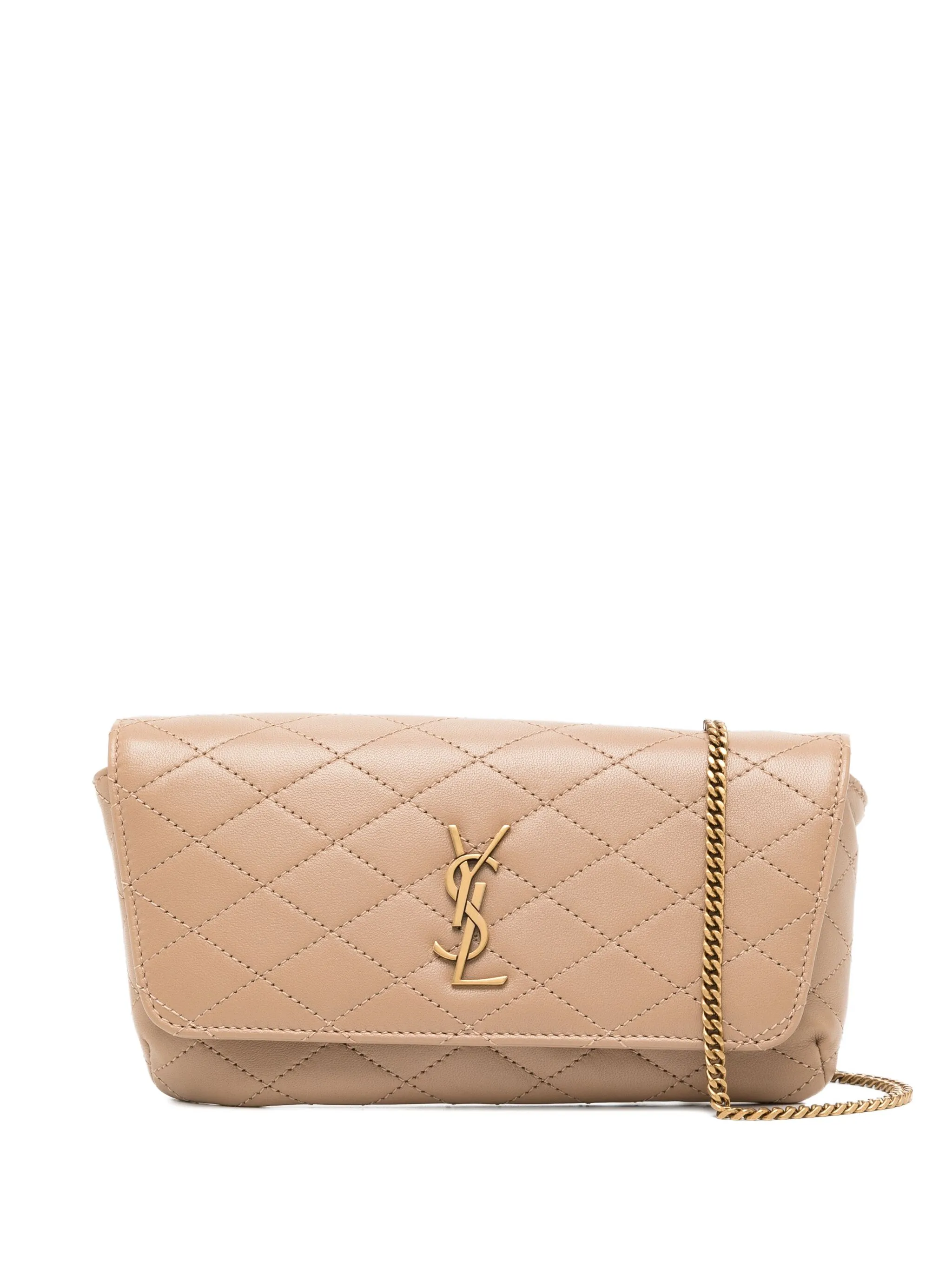 Мини-сумка Gaby Saint Laurent, коричневый
Мини-сумка Gaby Saint Laurent, коричневый