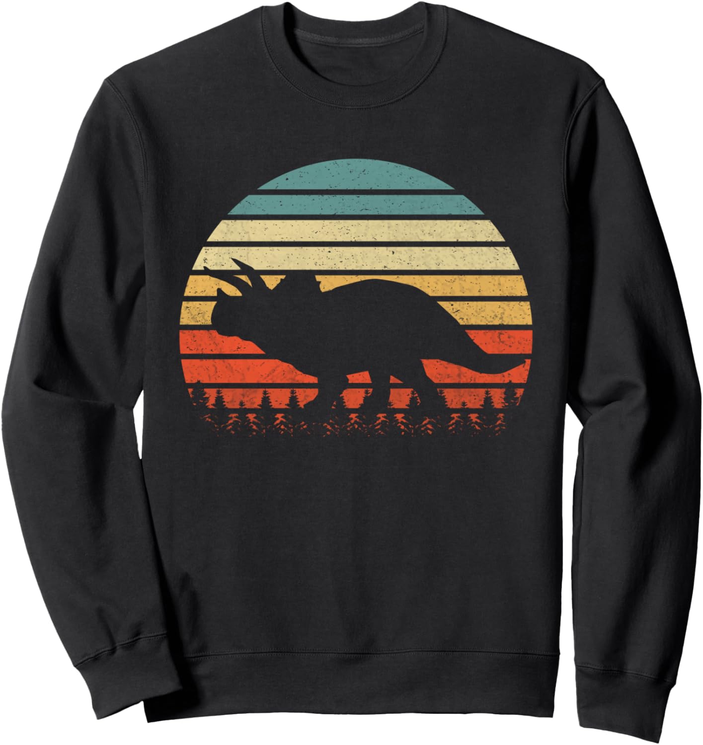 Винтажная толстовка в стиле ретро с изображением динозавра трицератопса на закате Triceratops Design, черный
Винтажная толстовка в стиле ретро с изображением динозавра трицератопса на закате Triceratops Design, черный