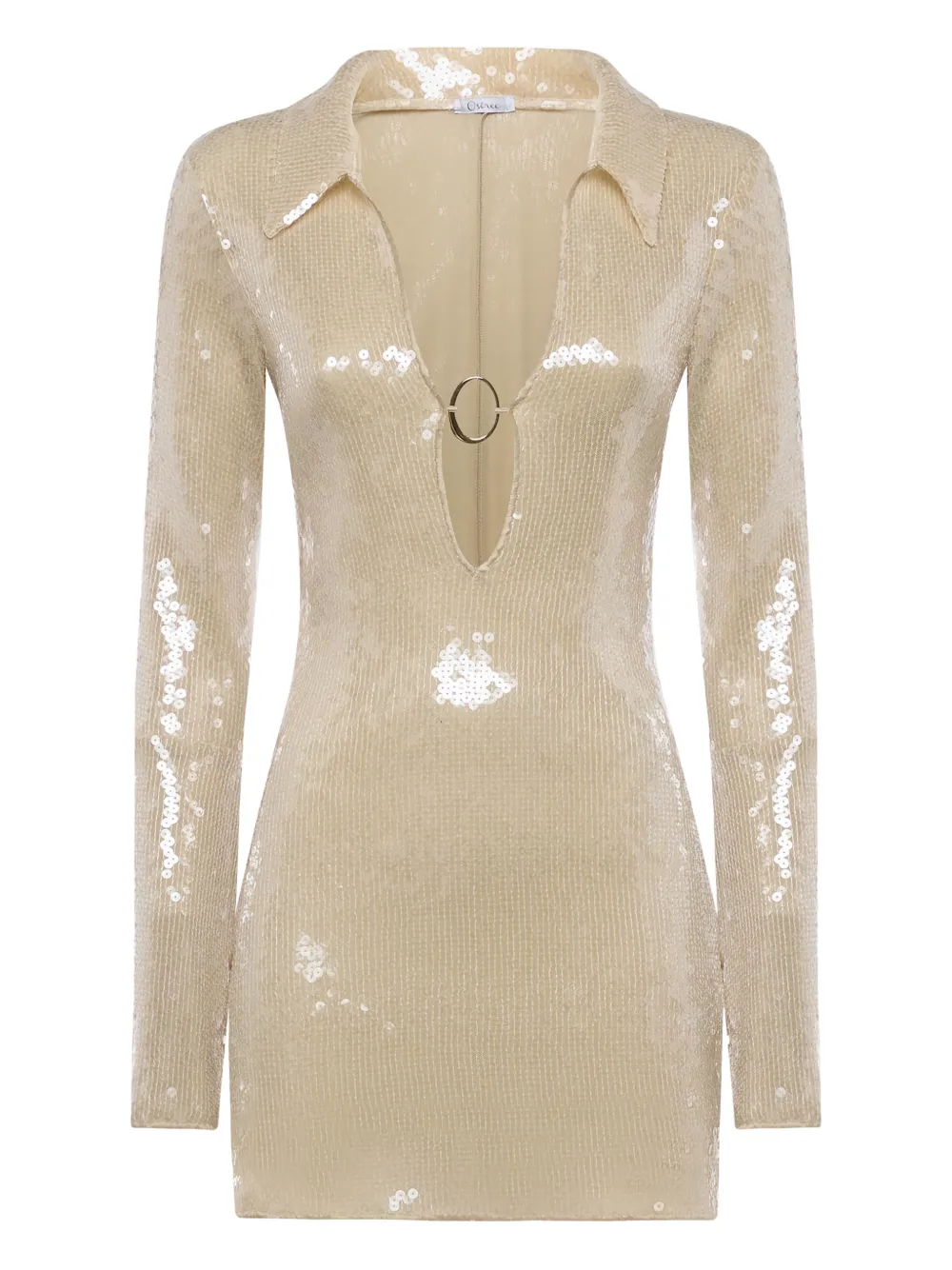 Платье мини Marylin с пайетками Oséree, нейтральный
Платье мини Marylin с пайетками Oséree, нейтральный