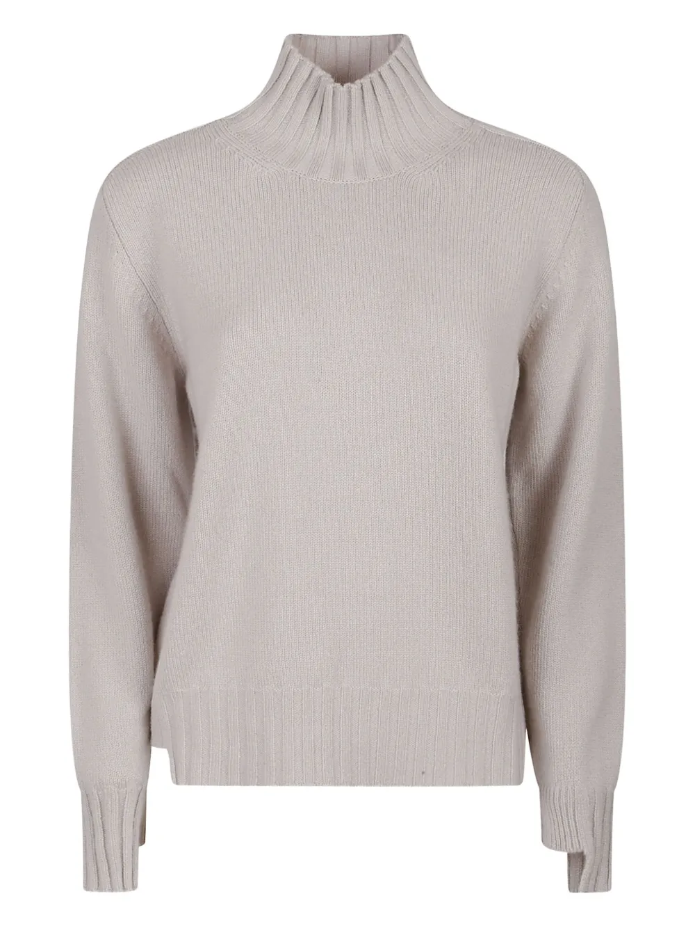 Кашемировый свитер с высоким воротом Canessa, серый 
Кашемировый свитер с высоким воротом Canessa, серый