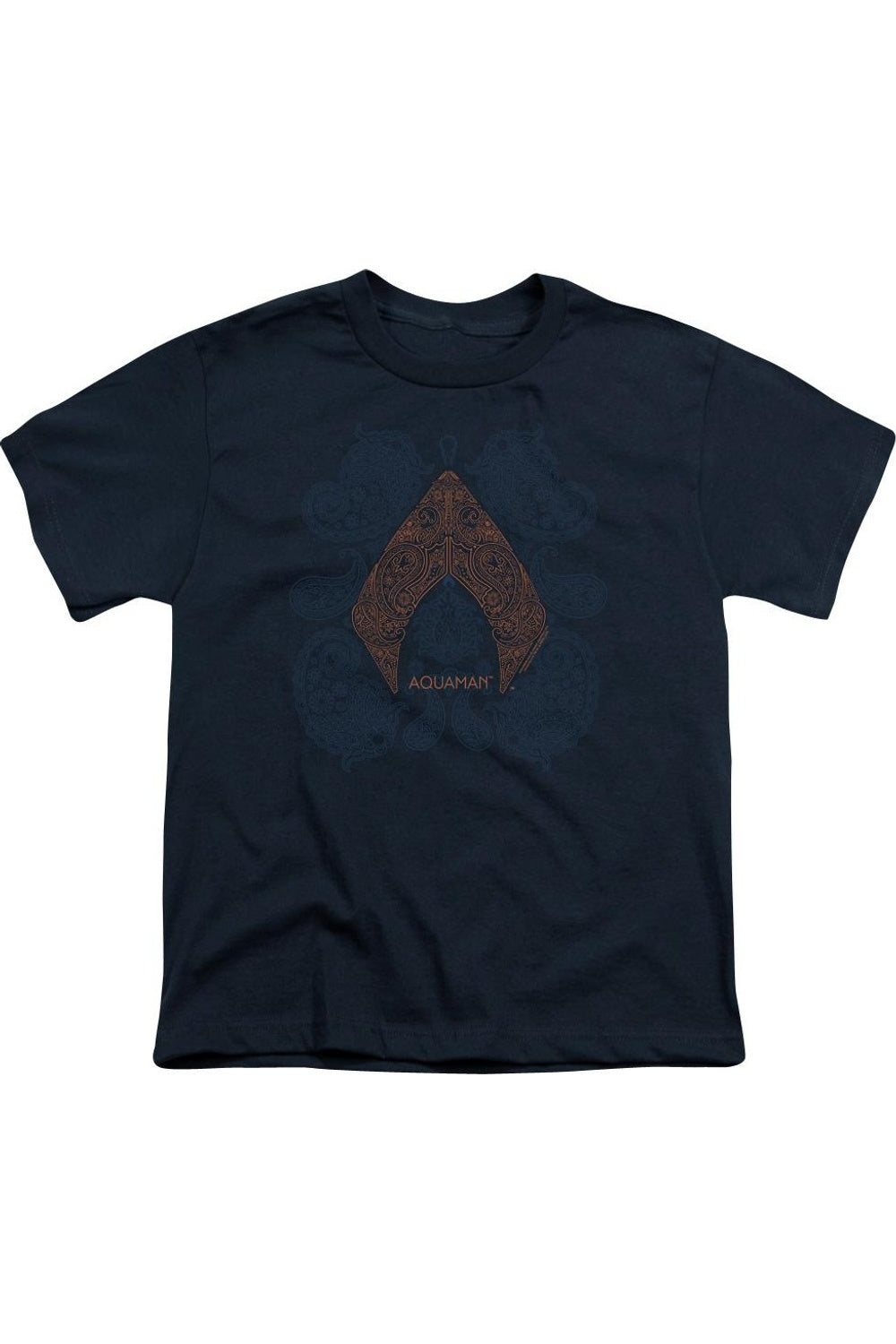 Футболка с коротким рукавом для подростков "Aquaman" в стиле пейсли Gildan, темно-синий
Футболка с коротким рукавом для подростков "Aquaman" в стиле пейсли Gildan, темно-синий
