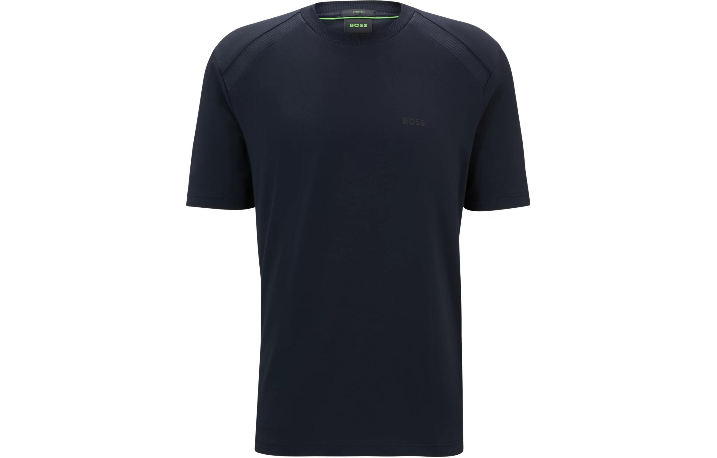 Футболка с логотипом Boss HUGO BOSS, темно-синяя
Футболка с логотипом Boss HUGO BOSS, темно-синяя
