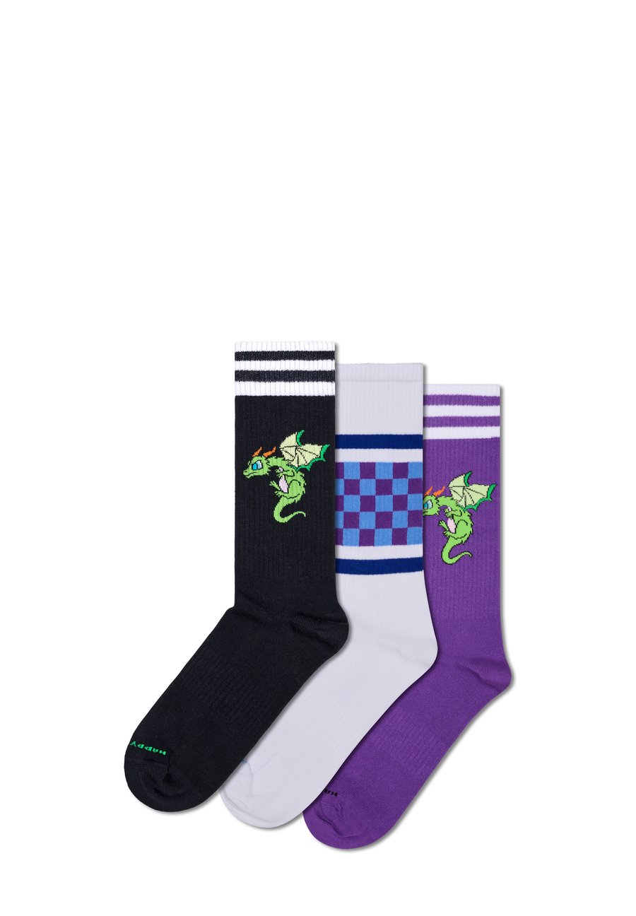 Носки Happy Socks 3-PACK DRAGON SNEAKER, Purple
Носки Happy Socks 3-PACK DRAGON SNEAKER, Purple