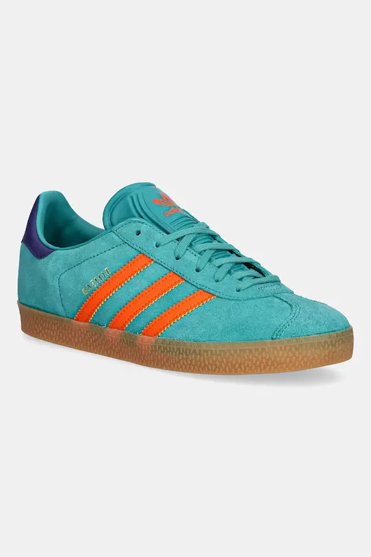 Кожаные детские кроссовки Gazelle Adidas Originals, зеленый
Кожаные детские кроссовки Gazelle Adidas Originals, зеленый