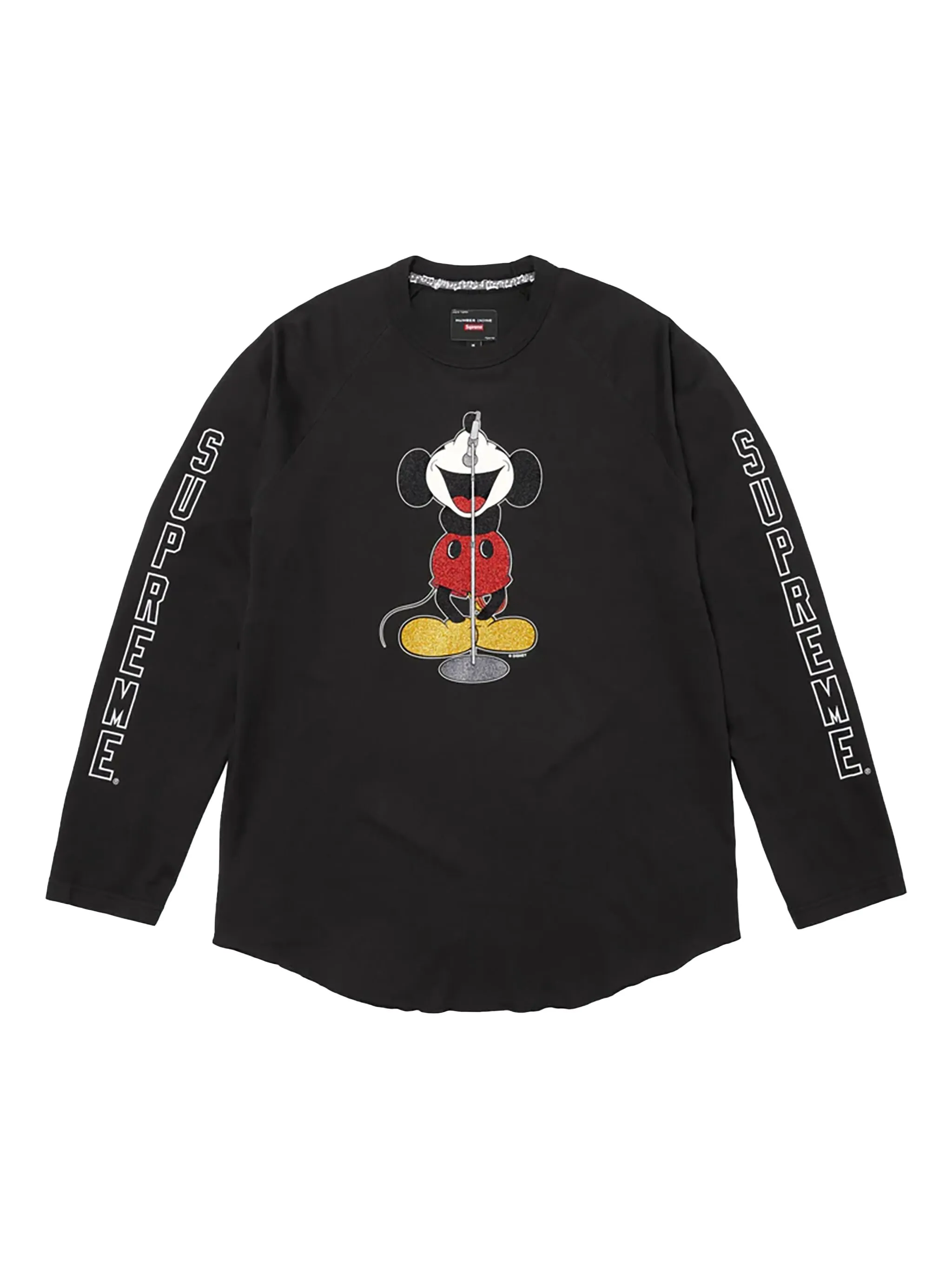 Топ с рукавами реглан Supreme, черный
Топ с рукавами реглан Supreme, черный