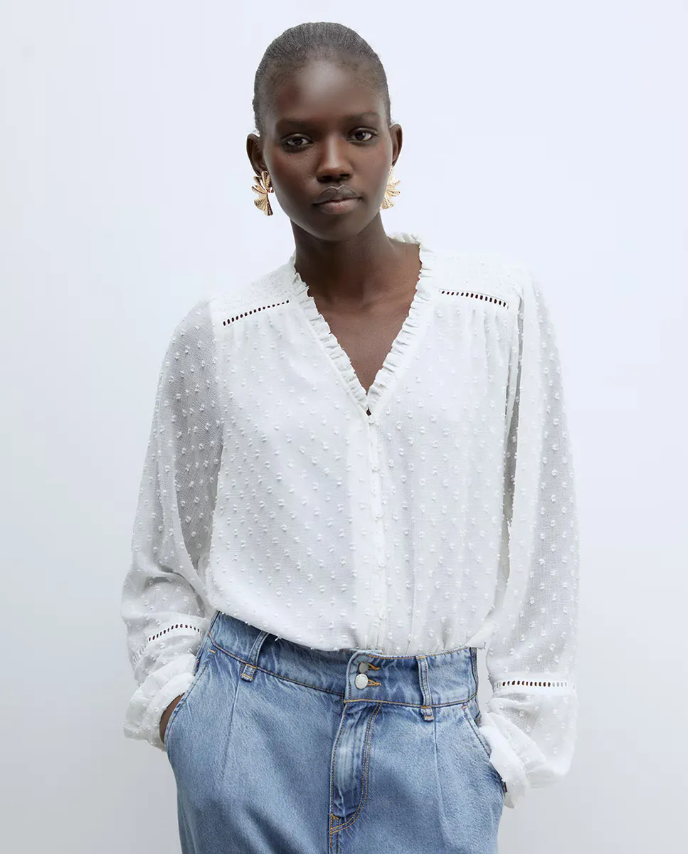 Рубашка на пуговицах Plumetti Sfera, белый 
Рубашка на пуговицах Plumetti Sfera, белый