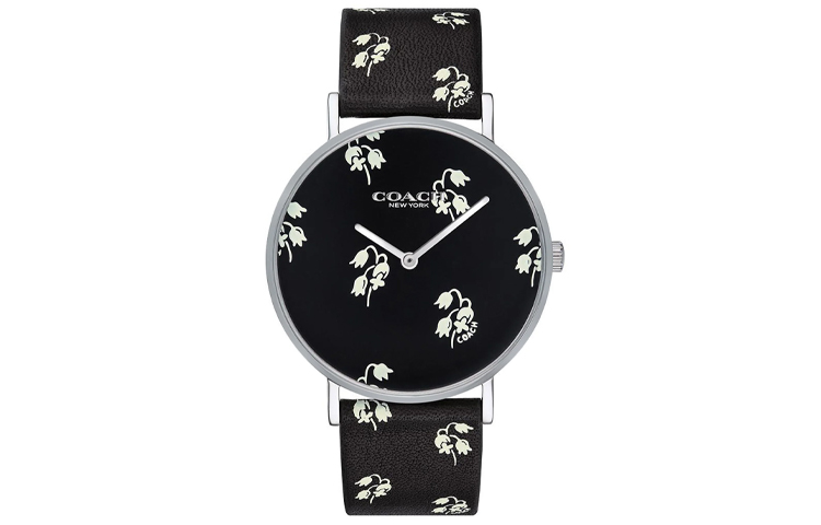 COACH Женские часы Perry, кварцевый механизм, ремешок из натуральной кожи, черный циферблат, 36 мм
COACH Женские часы Perry, кварцевый механизм, ремешок из натуральной кожи, черный циферблат, 36 мм