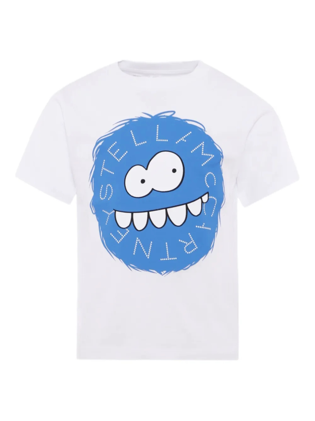 Футболка Stella McCartney Kids из органического хлопка с изображением лица монстра, белый
Футболка Stella McCartney Kids из органического хлопка с изображением лица монстра, белый