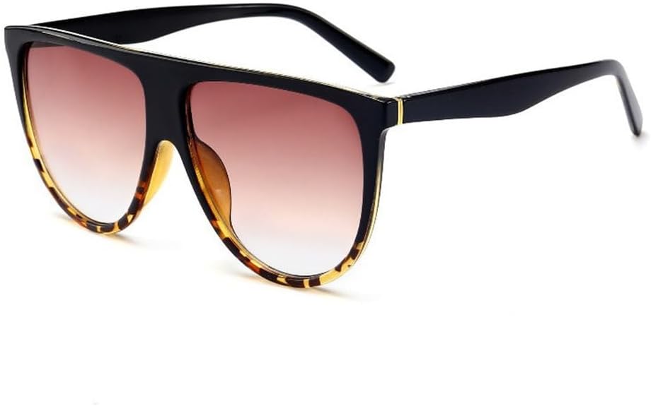 Женские ретро-солнцезащитные очки с плоской верхней частью, увеличенного размера, большие очки для защиты от темных кругов и УФ-излучения UV400 JWMSXYQR, Black Leopard Tea
Женские ретро-солнцезащитные очки с плоской верхней частью, увеличенного размера, большие очки для защиты от темных кругов и УФ-излучения UV400 JWMSXYQR, Black Leopard Tea