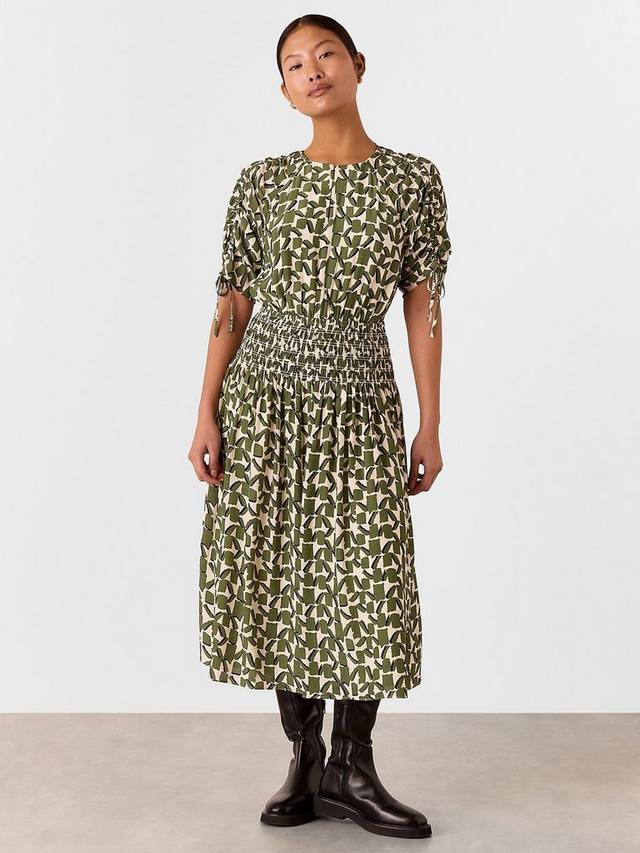 Миниатюрное абстрактное квадратное платье миди Whistles, слоновая кость/разноцветный
Миниатюрное абстрактное квадратное платье миди Whistles, слоновая кость/разноцветный