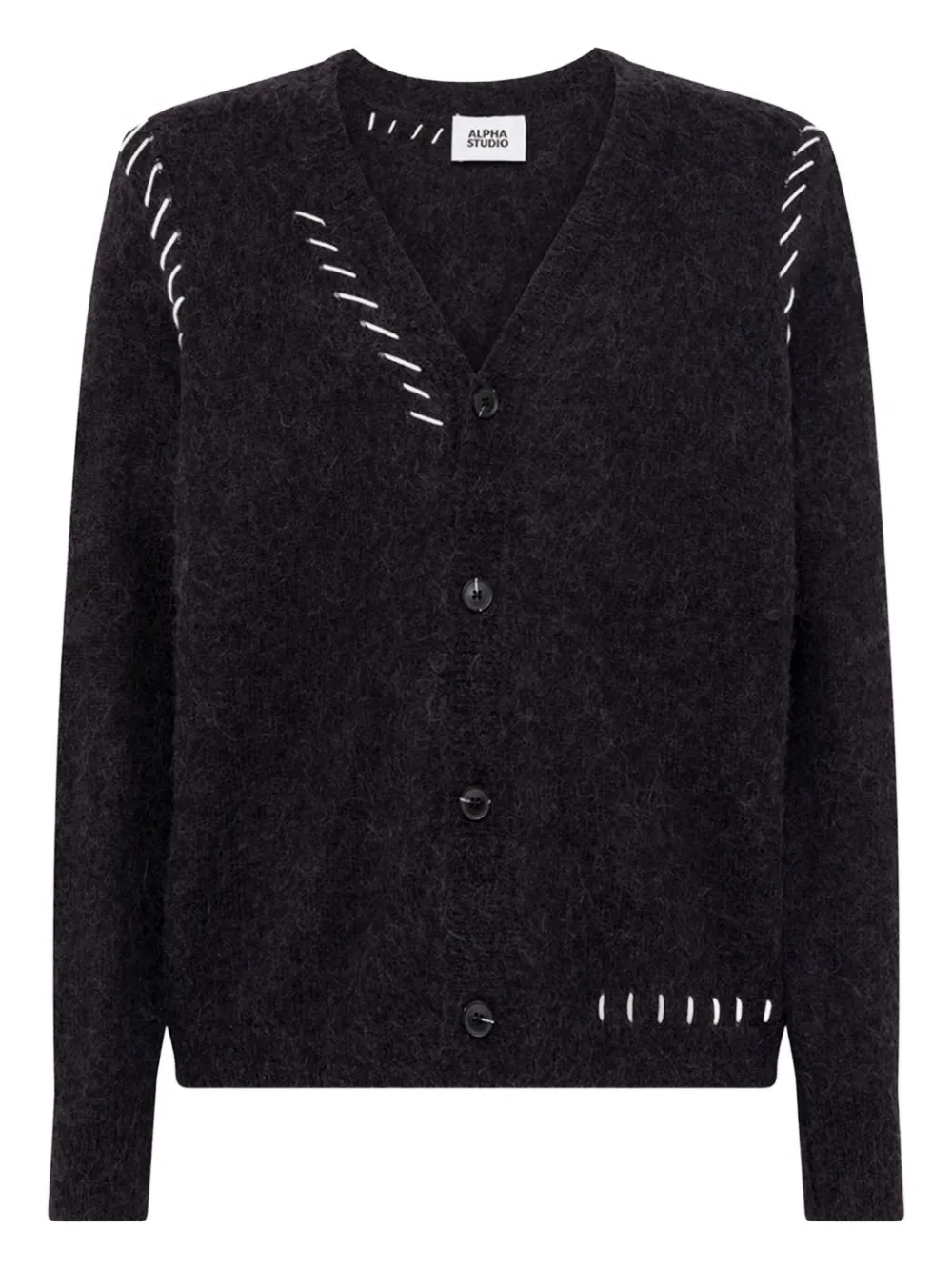 Кардиган с прострочкой Alpha Industries, черный
Кардиган с прострочкой Alpha Industries, черный