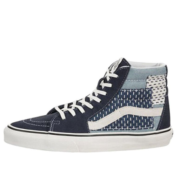 Кроссовки sk8-hi 'patchwork' Vans, синий 
Кроссовки sk8-hi 'patchwork' Vans, синий