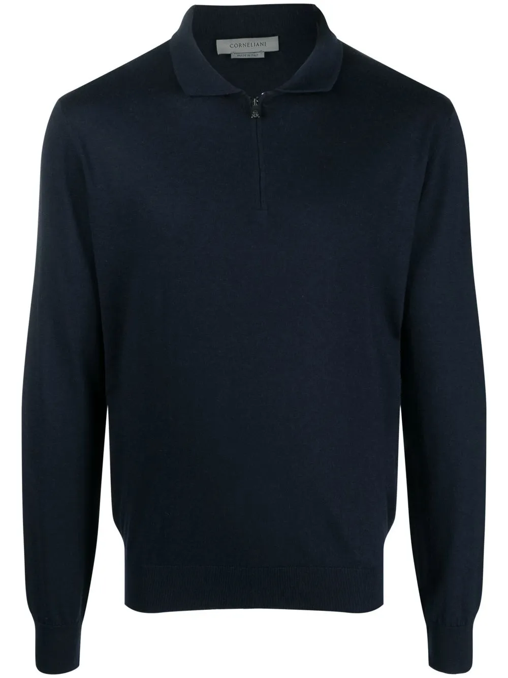 Толстовка с воротником на молнии Corneliani, синий
Толстовка с воротником на молнии Corneliani, синий