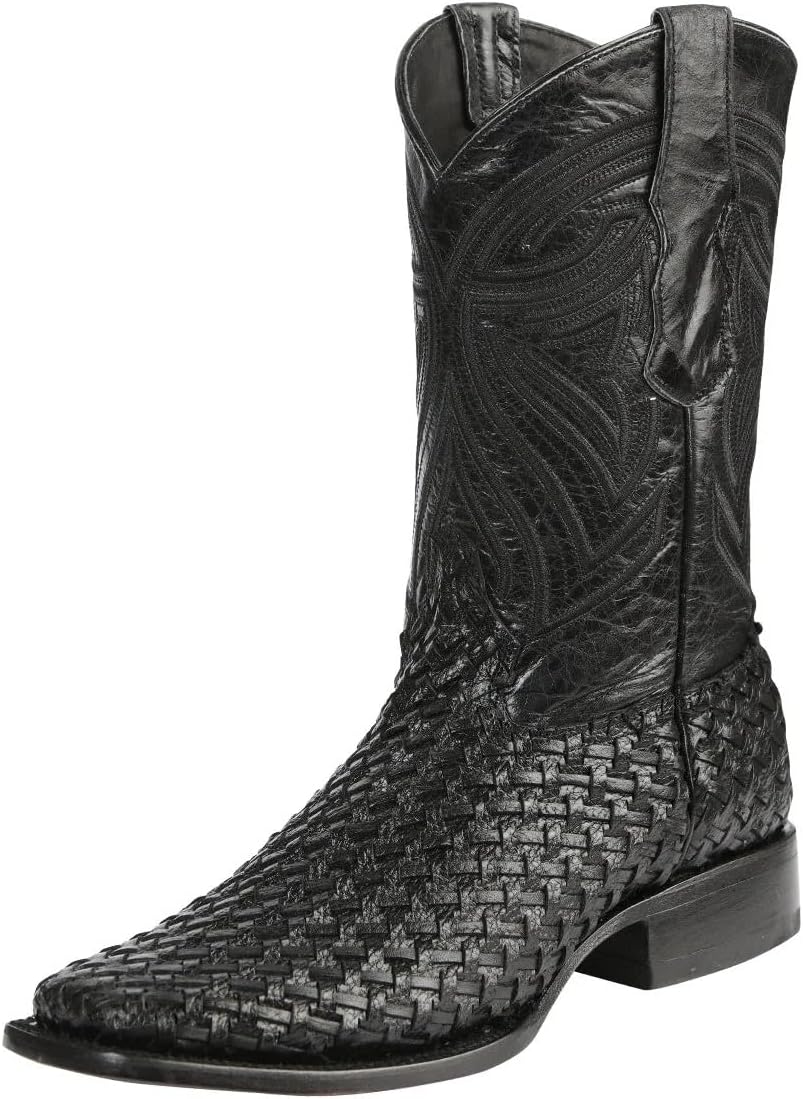 Мужские кожаные ковбойские сапоги El General Rodeo Petatillo черного цвета, из натуральной кожи с текстурой Petatillo Generic
Мужские кожаные ковбойские сапоги El General Rodeo Petatillo черного цвета, из натуральной кожи с текстурой Petatillo Generic