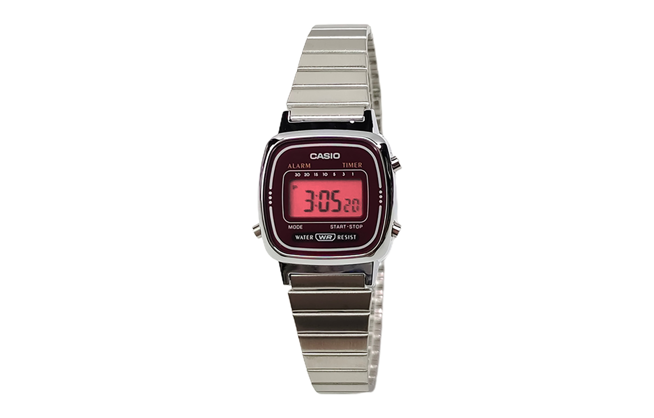 CASIO Часы Retrofit Series Quartz Movement Stainless Steel Strap Watch Women's Watch Red Watch Dial
CASIO Часы Retrofit Series Quartz Movement Stainless Steel Strap Watch Women's Watch Red Watch Dial