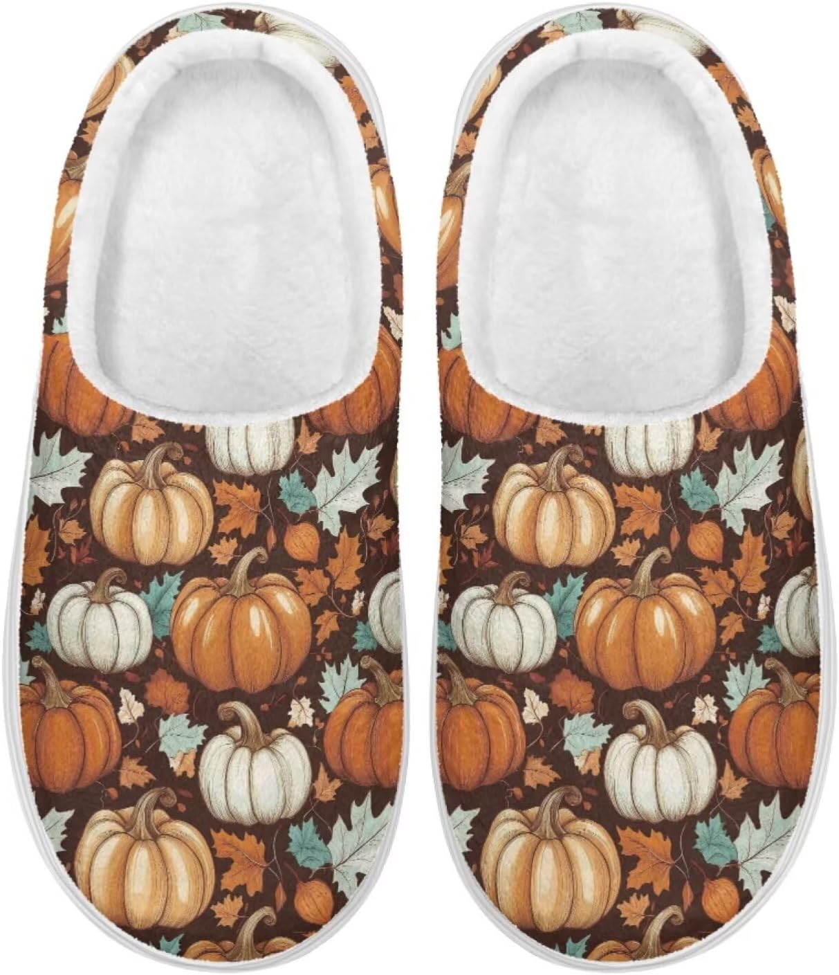 Домашние тапочки из пенной мемори-пены Pynewomyt для женщин и мужчин, осенние тапочки для дома и отеля, с закрытым носком, для спальни, для использования в помещении, Vintage Pumpkin Maple Leaf
Домашние тапочки из пенной мемори-пены Pynewomyt для женщин и мужчин, осенние тапочки для дома и отеля, с закрытым носком, для спальни, для использования в помещении, Vintage Pumpkin Maple Leaf