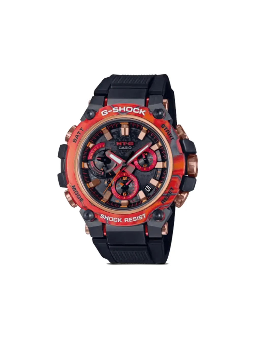 Наручные часы G-Shock MT-G 40th Anniversary Flare Red "MTG-B3000 SERIES 51 мм" Casio, черный
Наручные часы G-Shock MT-G 40th Anniversary Flare Red "MTG-B3000 SERIES 51 мм" Casio, черный