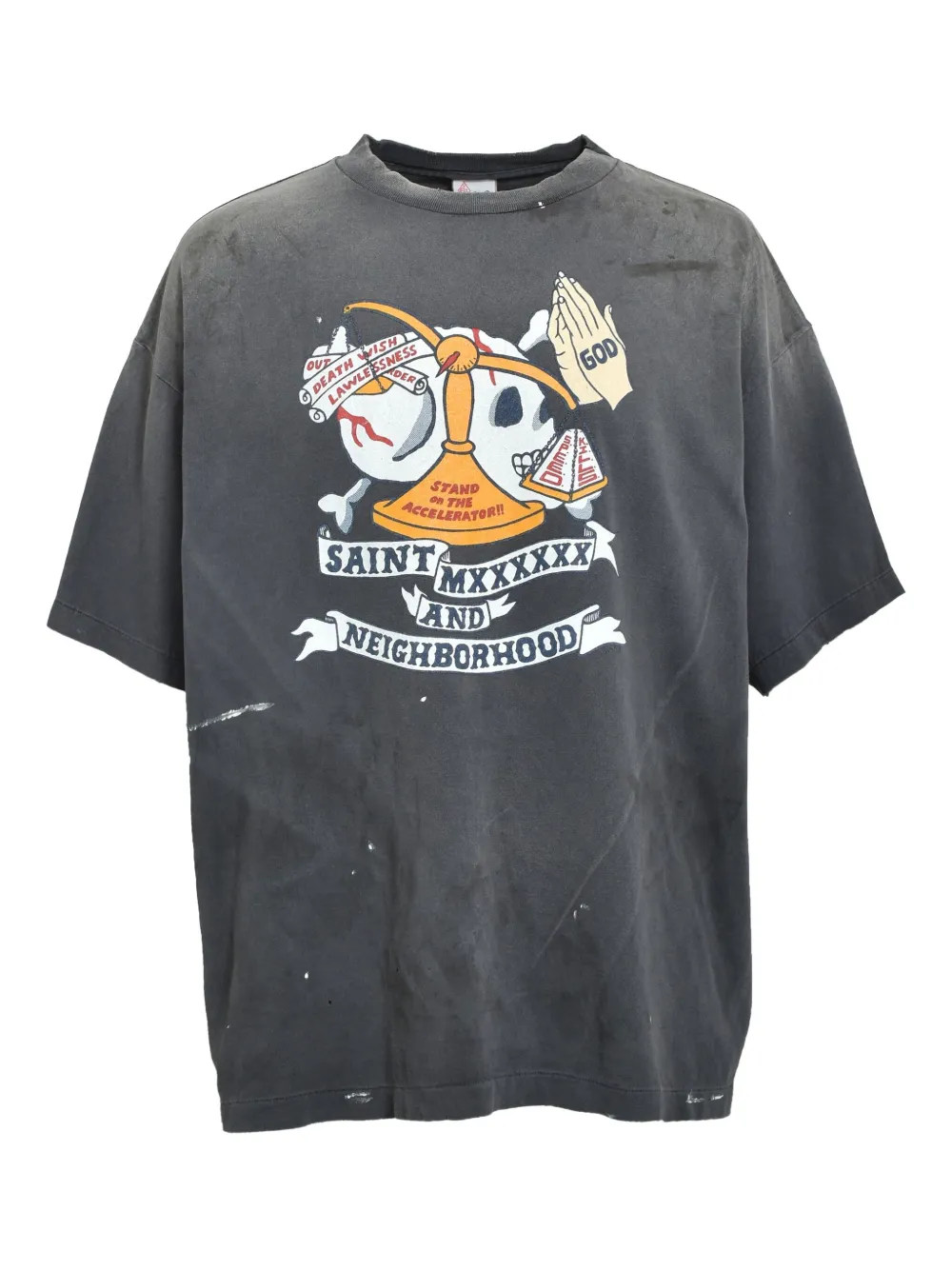 Футболка с графичным принтом SAINT MXXXXXX, черный
Футболка с графичным принтом SAINT MXXXXXX, черный