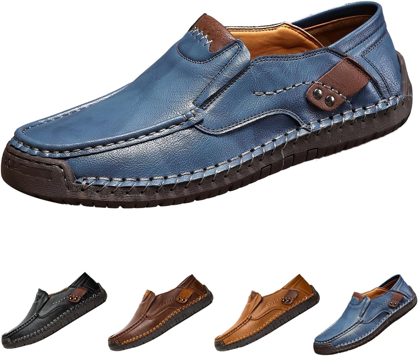 Мужские кожаные туфли и прогулок, винтажные легкие удобные слипоны, плоские мокасины, оксфорды, повседневные лодочные лоферы Hneowgn, синий
Мужские кожаные туфли и прогулок, винтажные легкие удобные слипоны, плоские мокасины, оксфорды, повседневные лодочные лоферы Hneowgn, синий