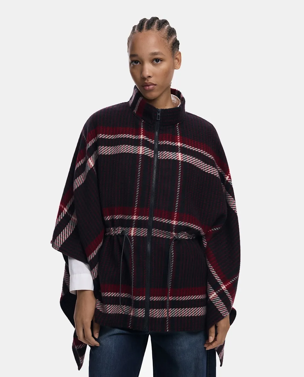 Пончо в клетку Desigual, бежевый
Пончо в клетку Desigual, бежевый