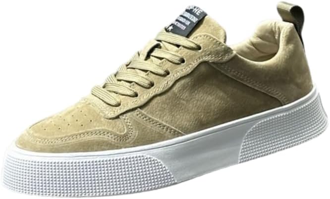 Мужские стильные кеды на шнуровке с противоскользящей подошвой, низким каблуком, удобные для школы и прогулок в любое время года Hoalox, хаки
Мужские стильные кеды на шнуровке с противоскользящей подошвой, низким каблуком, удобные для школы и прогулок в любое время года Hoalox, хаки