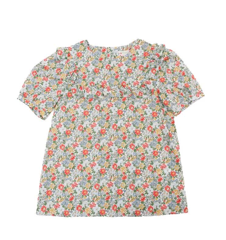Bonpoint Блузка с цветочным принтом и отделкой рюшами для девочек, синий
Bonpoint Блузка с цветочным принтом и отделкой рюшами для девочек, синий