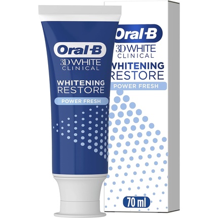 Зубная паста Oral B Clinical Whitening Restore Power Fresh
Зубная паста Oral B Clinical Whitening Restore Power Fresh