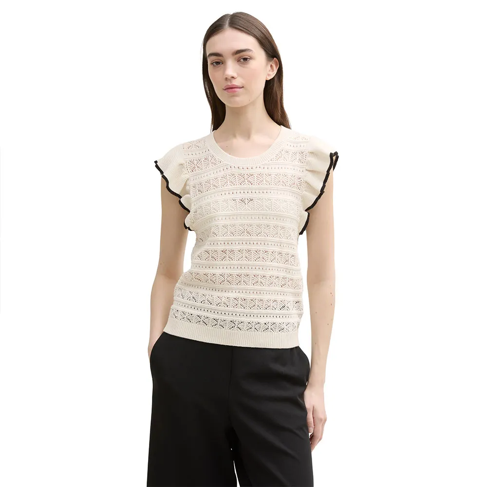 Свитер Tom Tailor Knit Volants, бежевый
Свитер Tom Tailor Knit Volants, бежевый