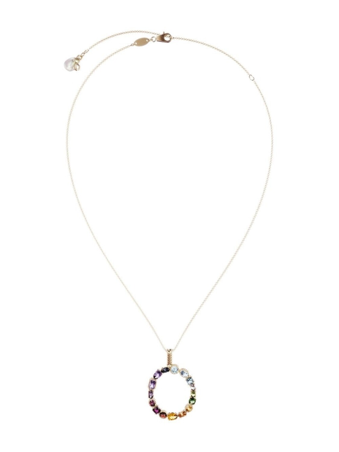 Колье с подвеской в форме буквы O из топазов Dolce & Gabbana, золотой
Колье с подвеской в форме буквы O из топазов Dolce & Gabbana, золотой