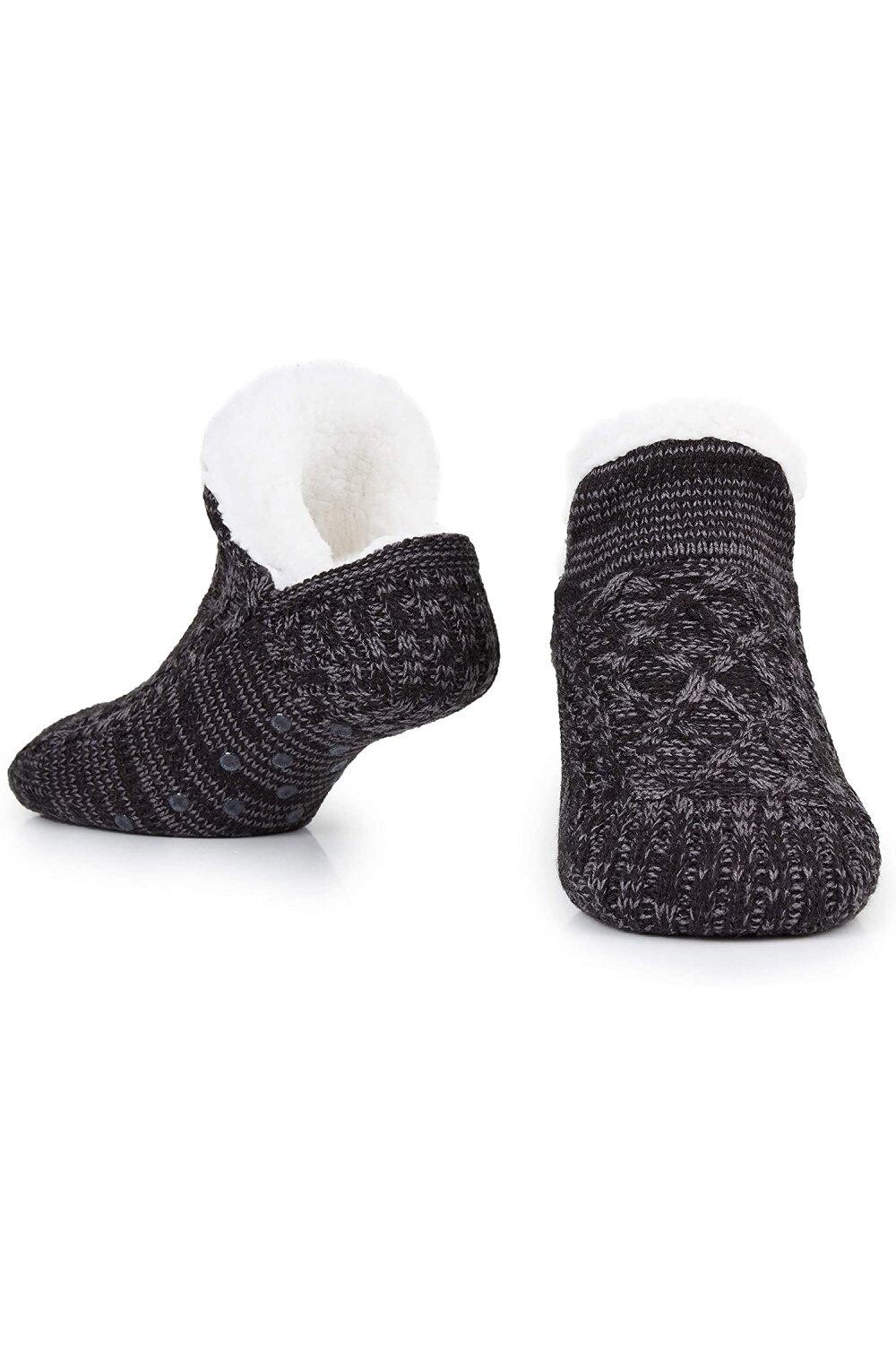 Пушистые вязаные тапочки-носки CityComfort, черный
Пушистые вязаные тапочки-носки CityComfort, черный