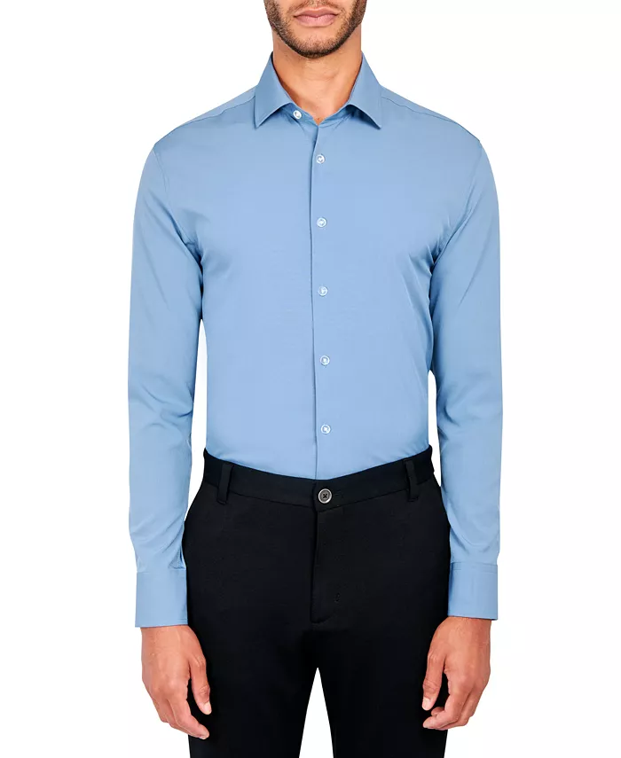 Мужская классическая рубашка Ceremony Performance с охлаждающим эффектом, из эластичной ткани ConStruct, синий
Мужская классическая рубашка Ceremony Performance с охлаждающим эффектом, из эластичной ткани ConStruct, синий