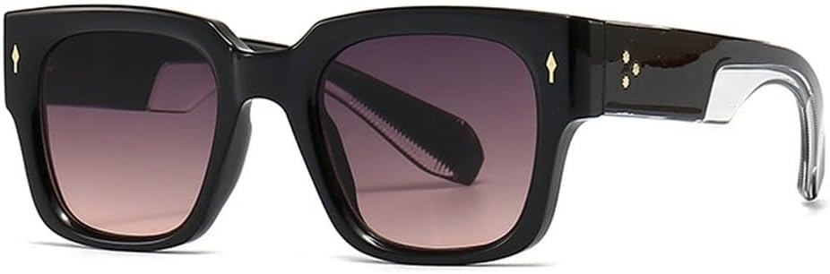 Модные мужские солнцезащитные очки с квадратными заклепками в стиле панк, градиентные очки с защитой от УФ-излучения UV400, женские темно-зеленые солнцезащитные очки SKFGNX, Black Gray Pink
Модные мужские солнцезащитные очки с квадратными заклепками в стиле панк, градиентные очки с защитой от УФ-излучения UV400, женские темно-зеленые солнцезащитные очки SKFGNX, Black Gray Pink