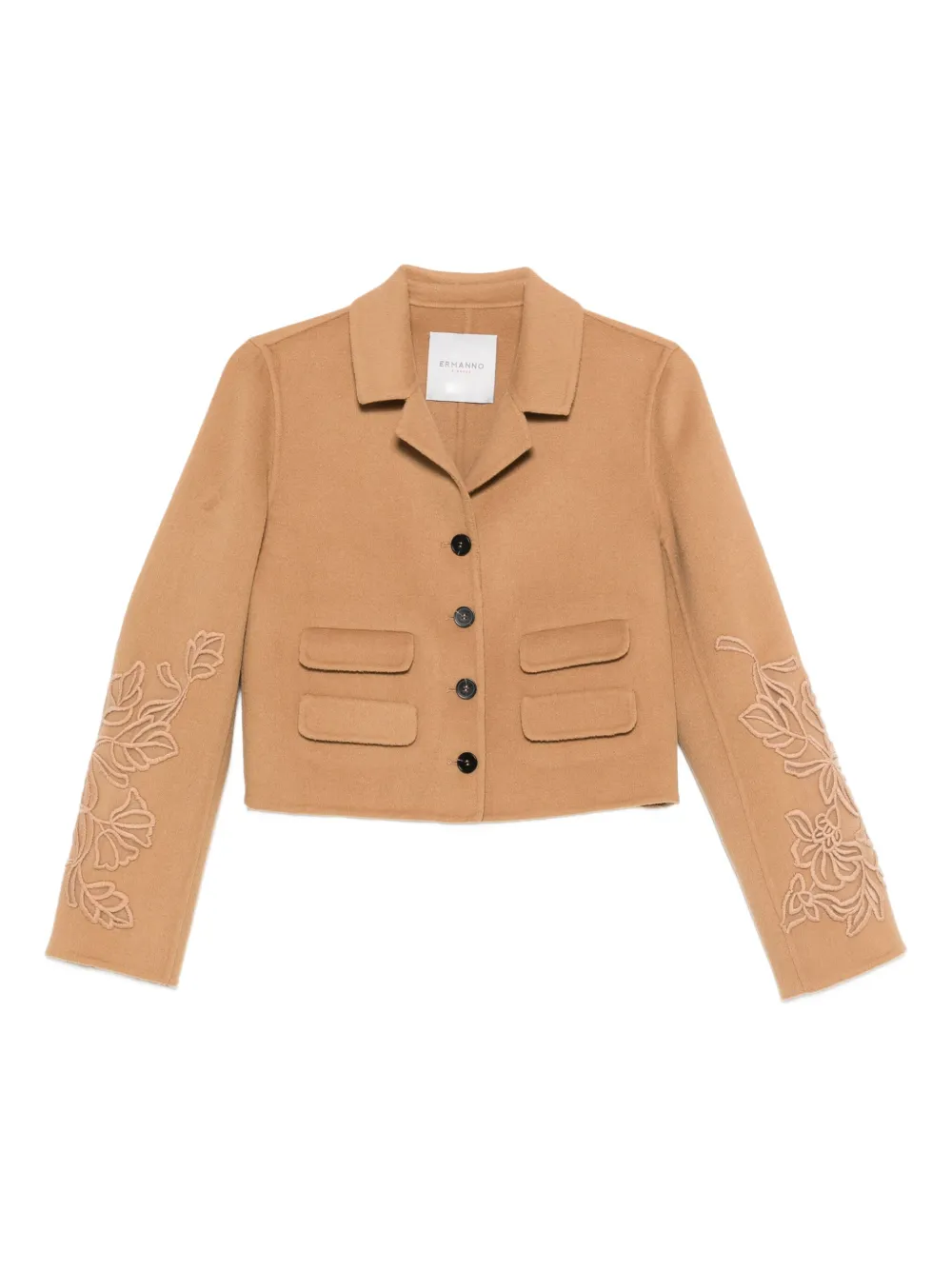Куртка с цветочной вышивкой на кармане ERMANNO FIRENZE, нейтральный
Куртка с цветочной вышивкой на кармане ERMANNO FIRENZE, нейтральный