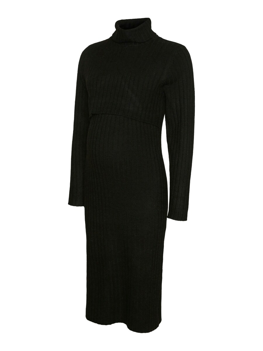 Вязаное платье MAMALICIOUS Knitted dress MLSuniva, черный 
Вязаное платье MAMALICIOUS Knitted dress MLSuniva, черный