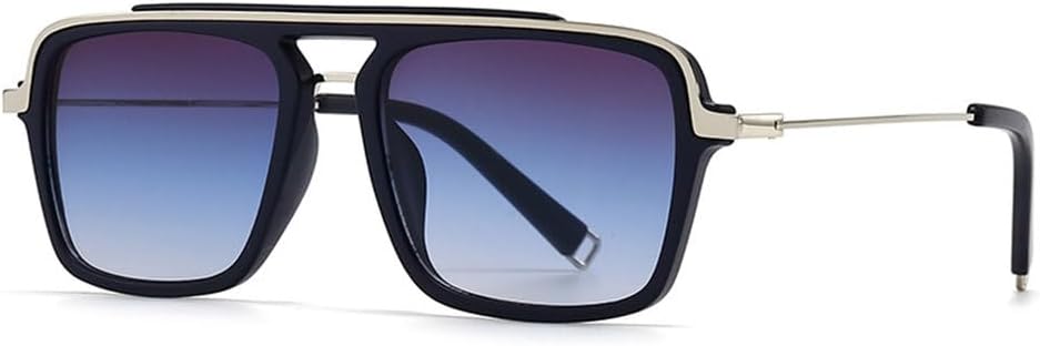 MUTYNE Ретро мужские солнцезащитные очки с двойной перемычкой UV400, модные женские солнцезащитные очки с градиентным переходом, полуметаллические солнцезащитные очки, Black Purple Blue
MUTYNE Ретро мужские солнцезащитные очки с двойной перемычкой UV400, модные женские солнцезащитные очки с градиентным переходом, полуметаллические солнцезащитные очки, Black Purple Blue