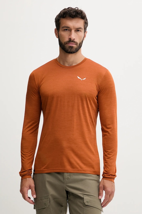 Спортивная кофта с длинным рукавом Puez Melange Salewa, оранжевый
Спортивная кофта с длинным рукавом Puez Melange Salewa, оранжевый