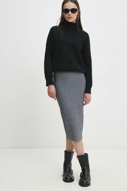 Юбка Answear Lab, серый 
Юбка Answear Lab, серый