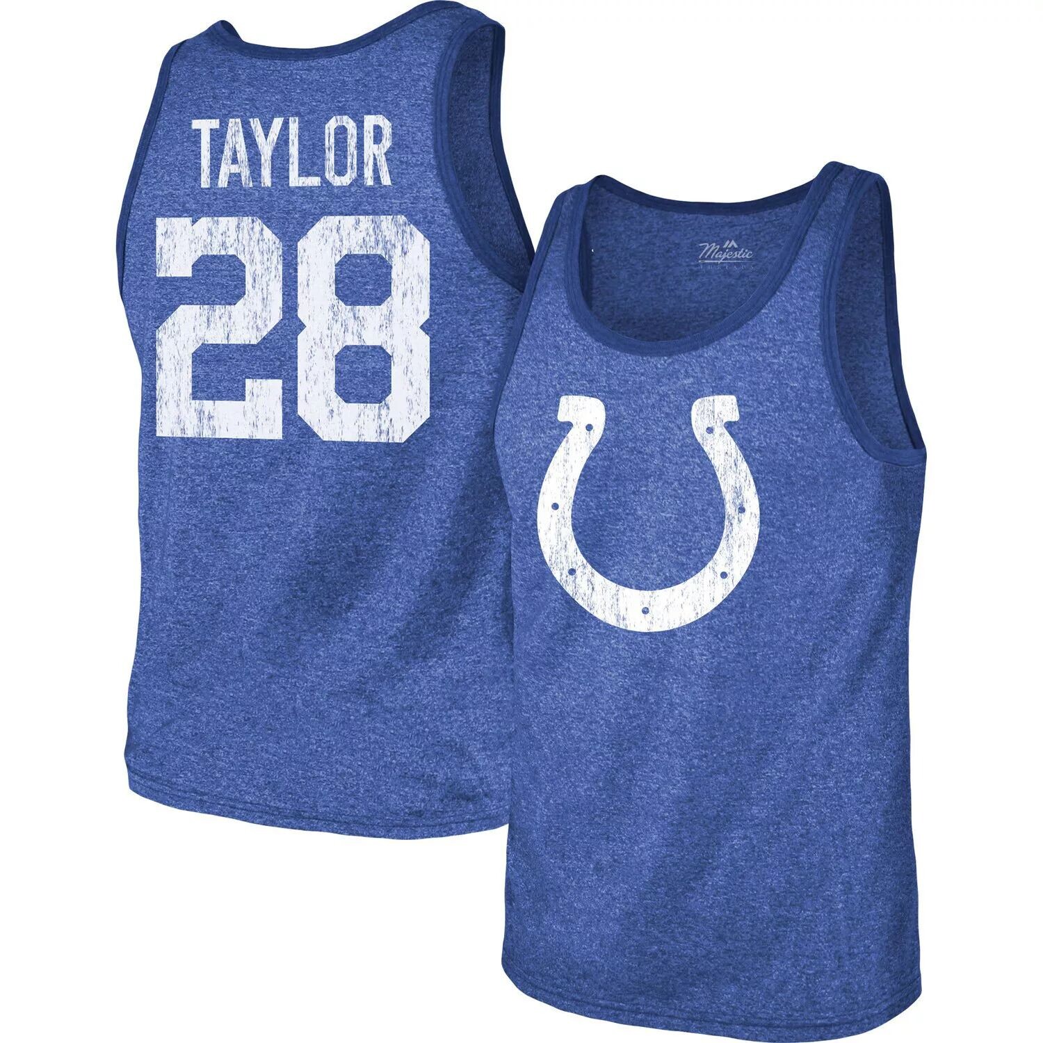 Мужские нитки Jonathan Taylor Royal Indianapolis Colts Имя и номер игрока Майка Tri-Blend Majestic
Мужские нитки Jonathan Taylor Royal Indianapolis Colts Имя и номер игрока Майка Tri-Blend Majestic