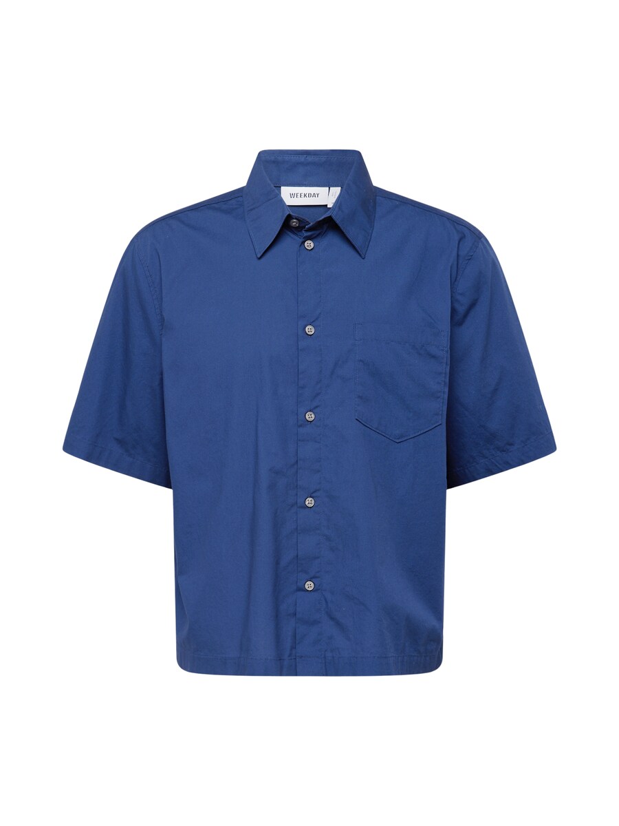 Повседневная рубашка WEEKDAY Comfort fit Button Up Shirt Tom, морской синий
Повседневная рубашка WEEKDAY Comfort fit Button Up Shirt Tom, морской синий