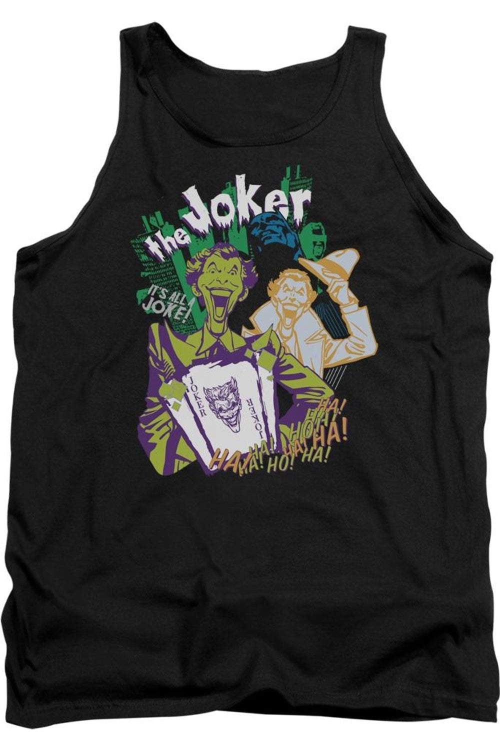 Бэтмен, это все шутка, майка для взрослых Gildan, черный
Бэтмен, это все шутка, майка для взрослых Gildan, черный