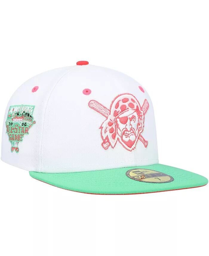 Мужская белая, зеленая приталенная шляпа Pittsburgh Pirates Watermelon Lolli 59FIFTY New Era
Мужская белая, зеленая приталенная шляпа Pittsburgh Pirates Watermelon Lolli 59FIFTY New Era