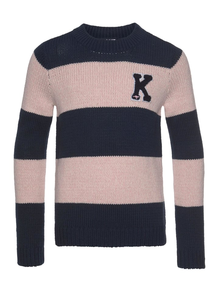 Розовый и темно-синий вязаный свитер Kangaroos
Розовый и темно-синий вязаный свитер Kangaroos