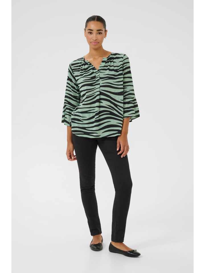 Блузка Kaffe, цвет green/black animal
Блузка Kaffe, цвет green/black animal