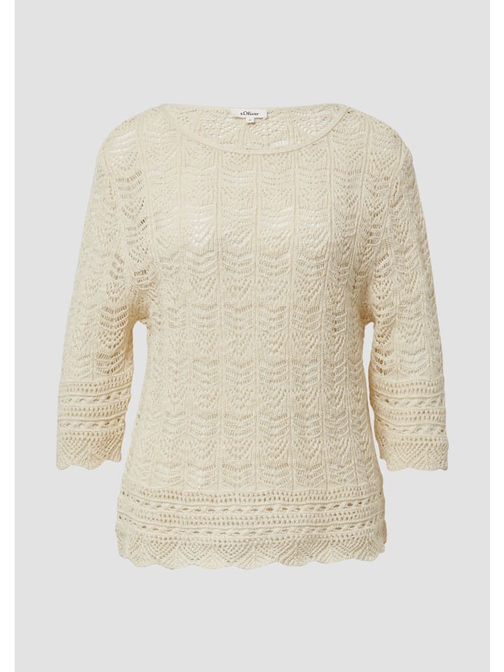 Вязаный свитер в цвете 0750_natur s.Oliver
Вязаный свитер в цвете 0750_natur s.Oliver