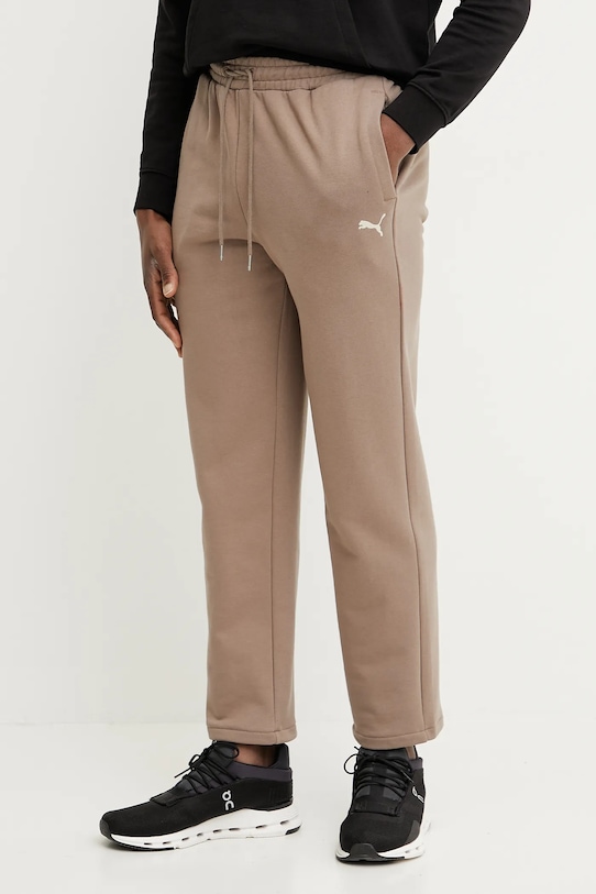 Хлопковые спортивные брюки Puma, коричневый
Хлопковые спортивные брюки Puma, коричневый