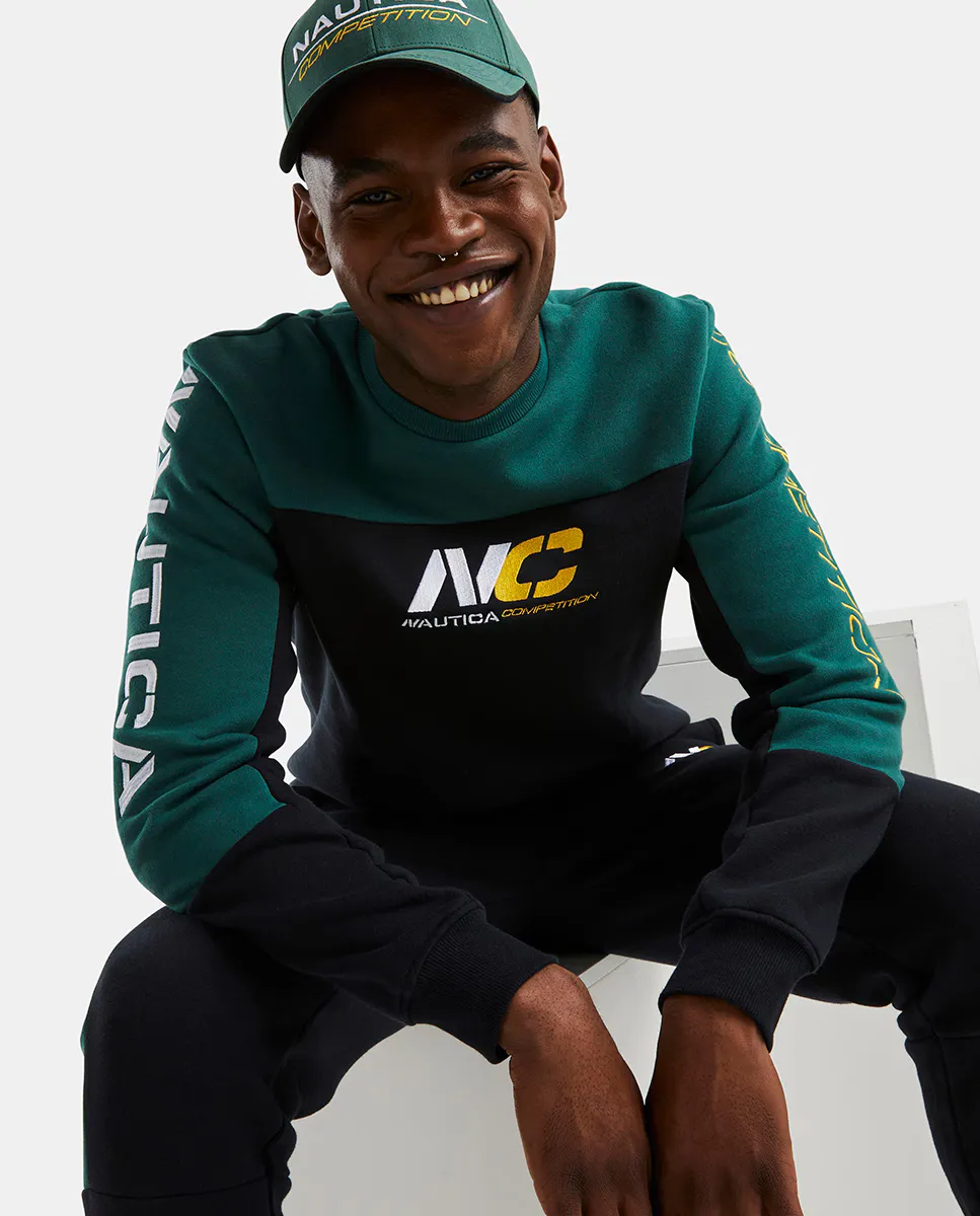 Мужская толстовка с принтом спереди и круглым вырезом Nautica, черный
Мужская толстовка с принтом спереди и круглым вырезом Nautica, черный