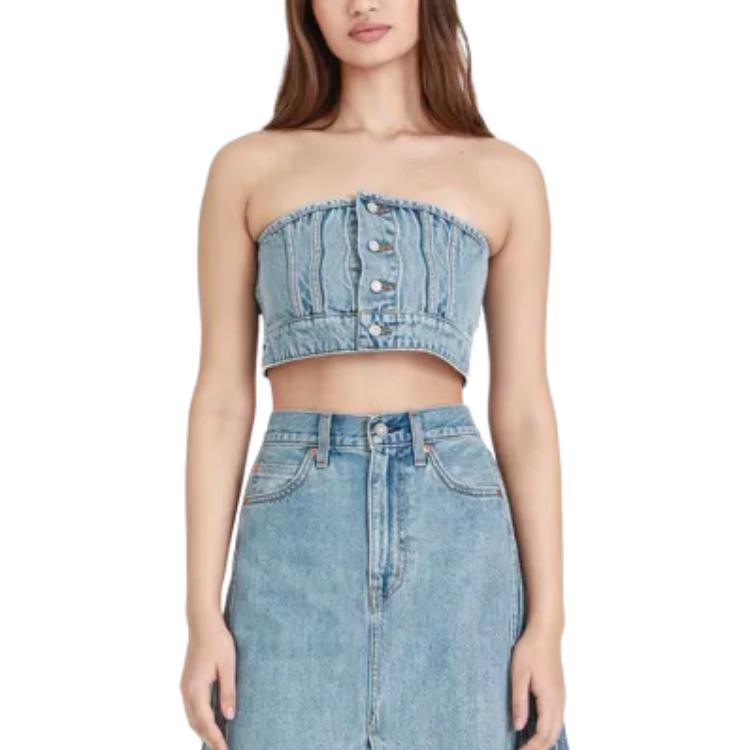 Levis Топ без бретелей женский blue
Levis Топ без бретелей женский blue