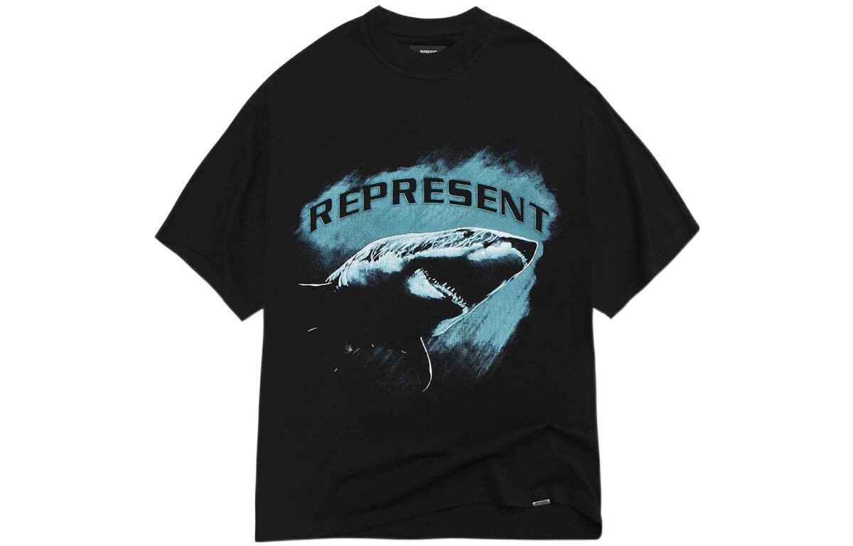Футболка с акулой Represent, черный
Футболка с акулой Represent, черный