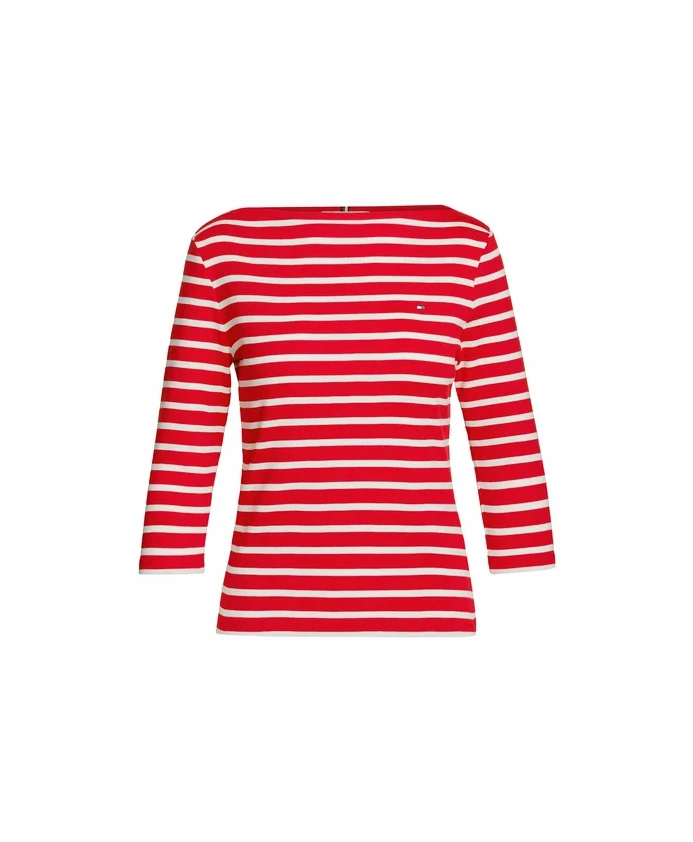 Топ с узким вырезом-лодочкой и рукавами 3/4 Tommy Hilfiger, красный
Топ с узким вырезом-лодочкой и рукавами 3/4 Tommy Hilfiger, красный