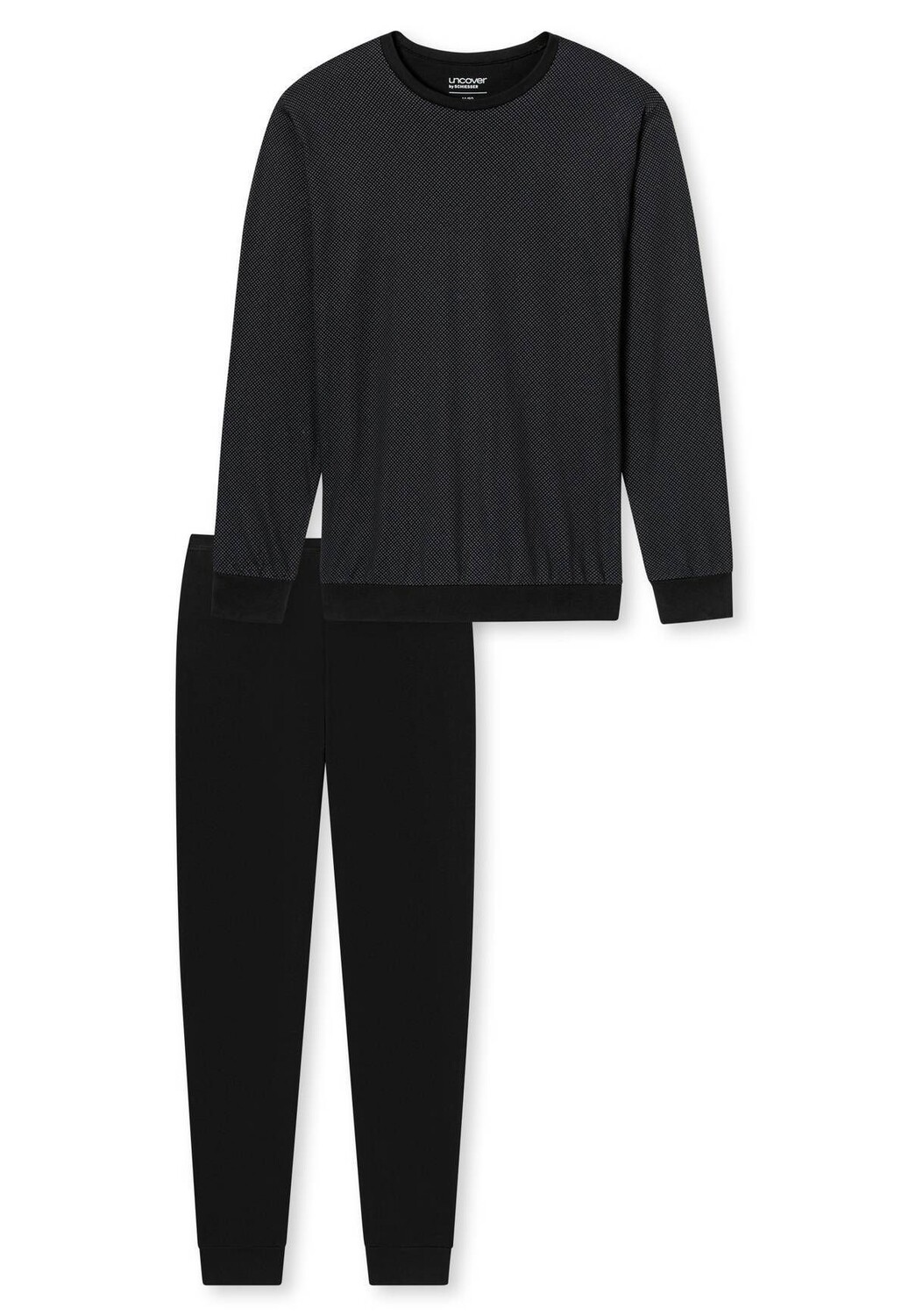Мужская пижама-двойка Комплект - длинный, круглый вырез, с рисунком uncover by SCHIESSER, черный
Мужская пижама-двойка Комплект - длинный, круглый вырез, с рисунком uncover by SCHIESSER, черный
